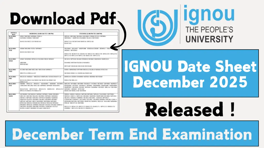 ignou-date-sheet-december-2025